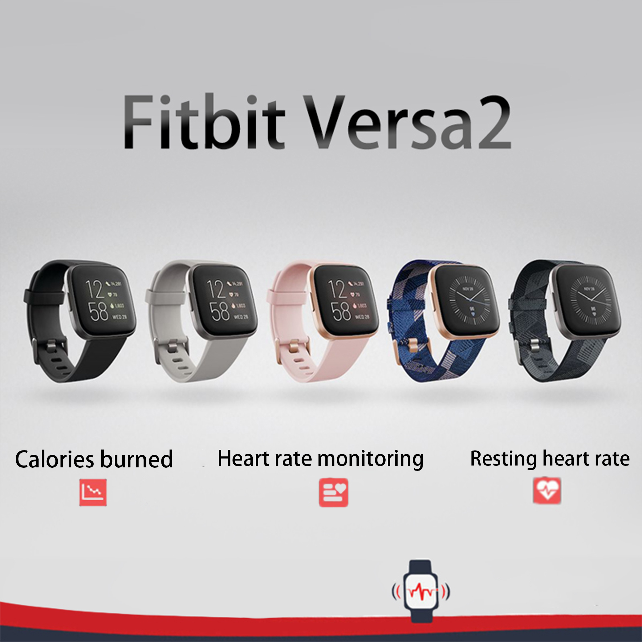 Smartwatch Face - Fitbit Versa 2 Health and Fitness
