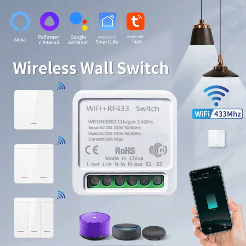 Smart Accessories - Tuya WiFi Smart Light Switch Smart