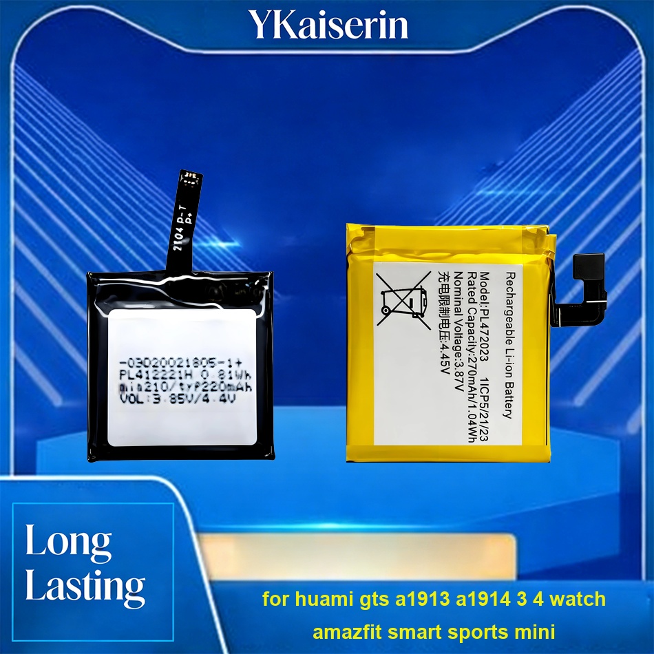 Smartwatch A1914 - Watch Battery Long-Lasting Performance PL462023 220-270mAh