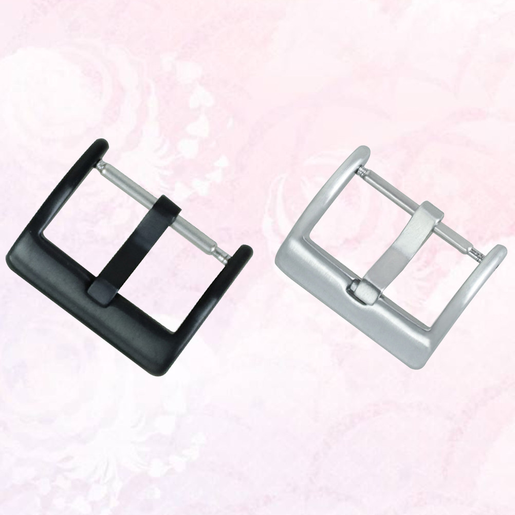 Stainless Mesh Band - 2Pcs 16Mm Stainless Steel Watchband Clasp