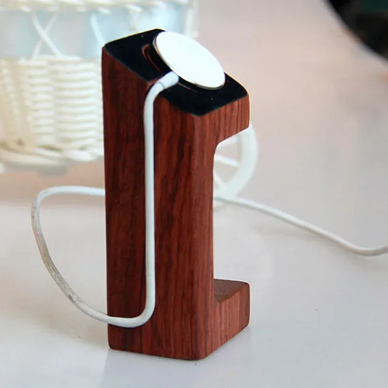 Wooden Apple Watch Charger Sta - Smartwatch Watch Accessories recensie en prijs