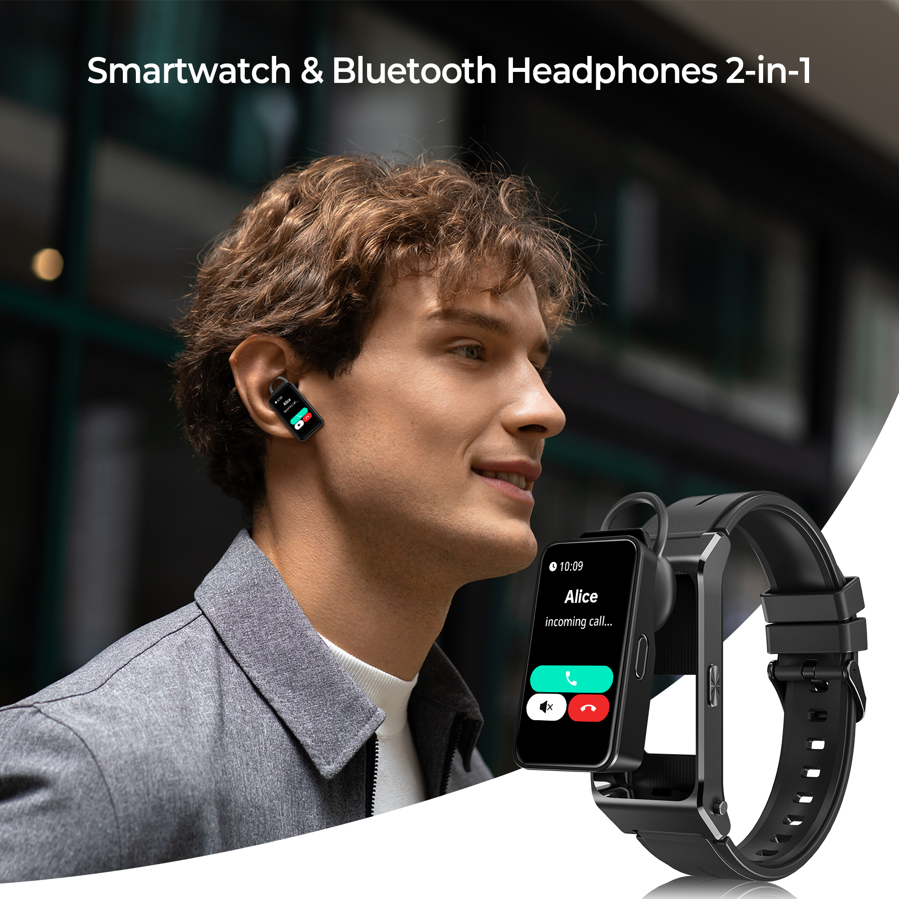OUKITEL BT11 Smartwatch Blueto - Smartwatch Headset recensie en prijs