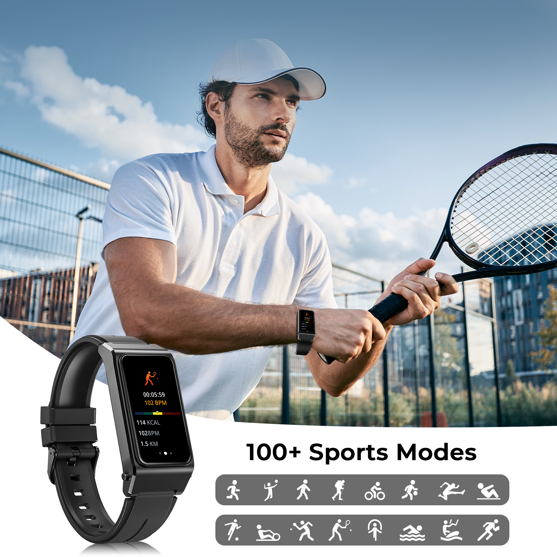 OUKITEL BT11 Smartwatch Blueto - Smartwatch Headset recensie en prijs