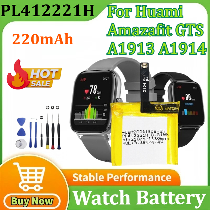 PL412221H Battery For Huami Am - Smartwatch A1914 recensie en prijs