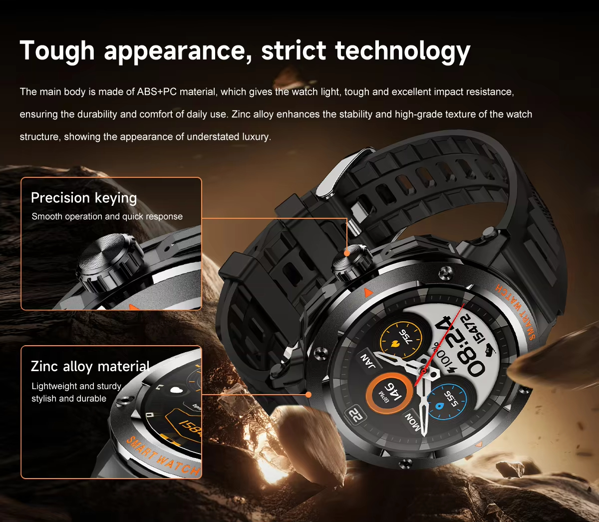 NFC Smart Watch Wireless Earph - Smartwatch Headset recensie en prijs