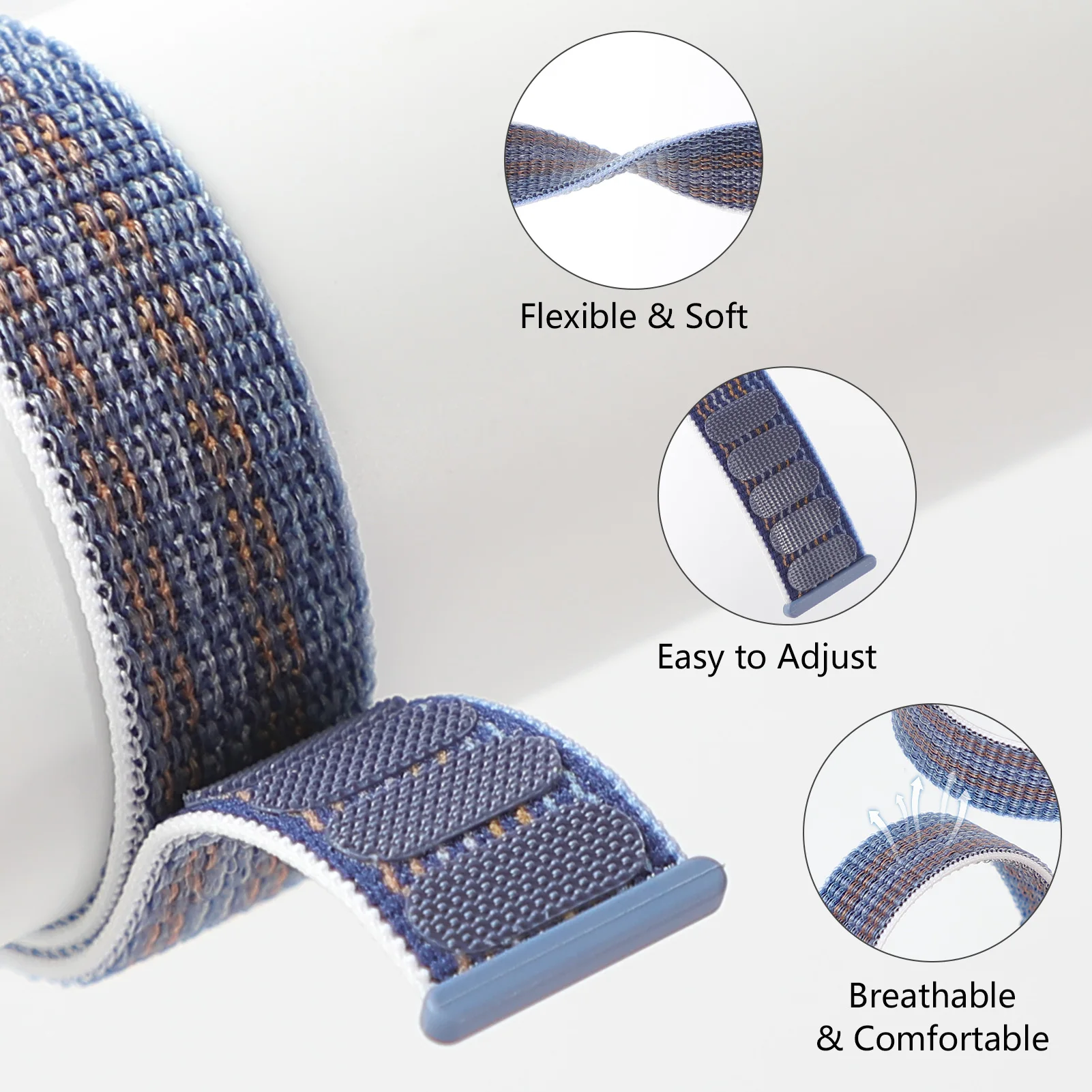 20mm 22mm Sport Nylon Loop Str - Smartwatch X2 recensie en prijs