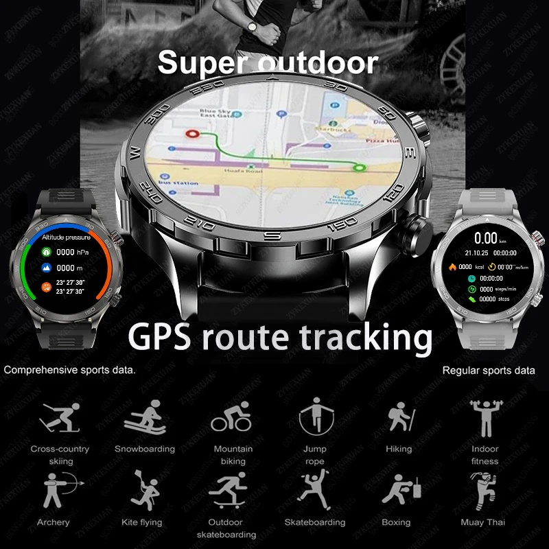 New GPS Track Smart Watch Men  - Smartwatch Headset recensie en prijs