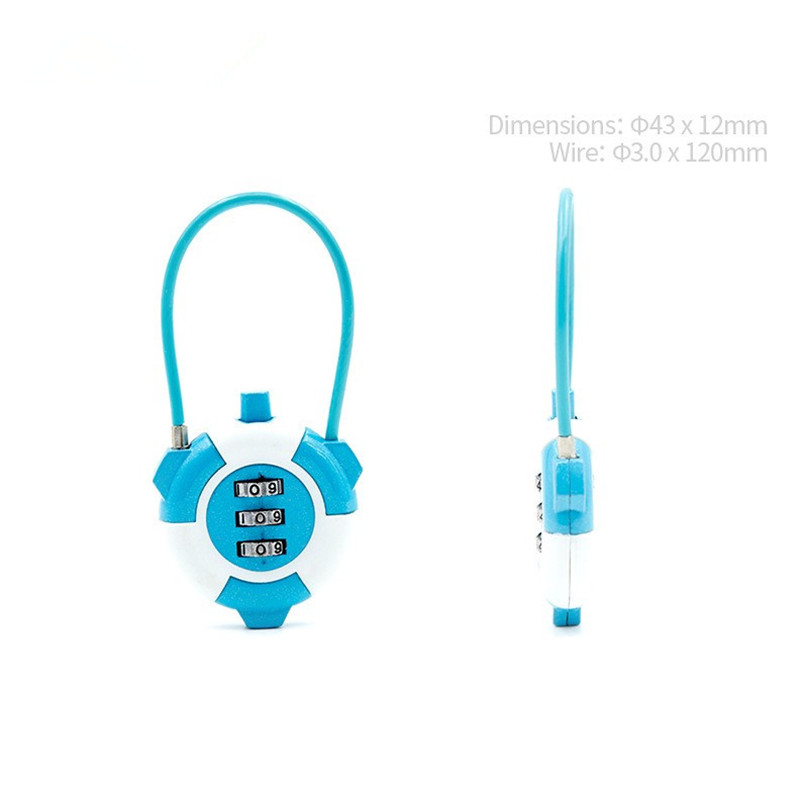 3 Digit Combination Cable Lock - Rugged Sport Strap recensie en prijs