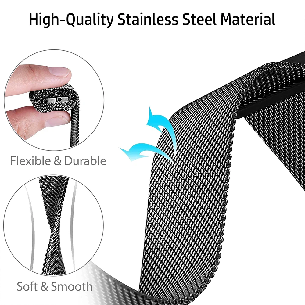 20mm 22mm Milanese Strap for X - Solo Loop Strap recensie en prijs