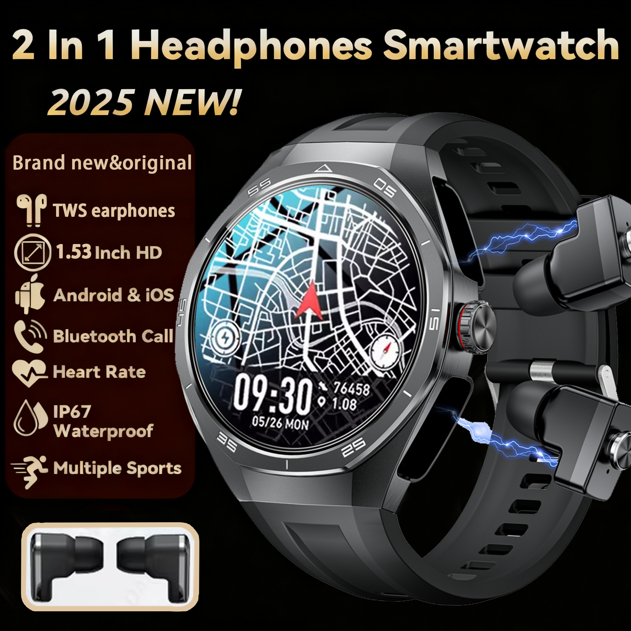 NFC Headset Smart Watch 2 in 1 - Smartwatch Headset recensie en prijs