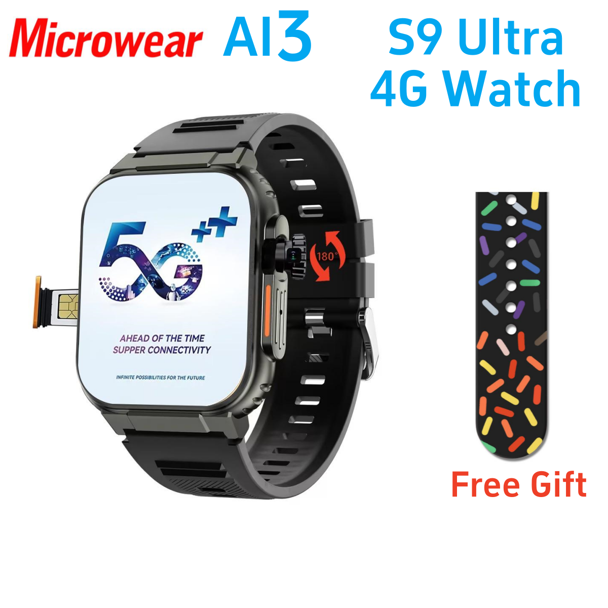 Microwear Ultra Ai3 Smart Watc - Smartwatch Face recensie en prijs