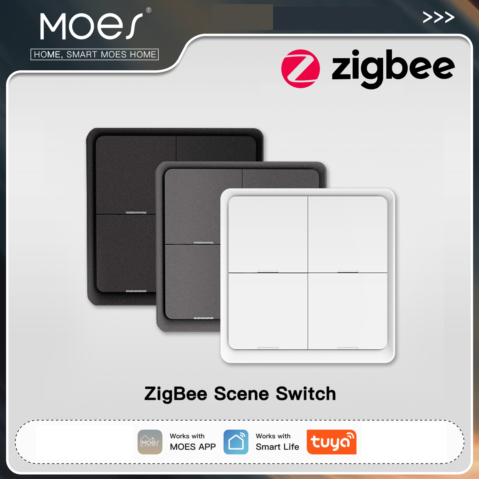 MOES ZigBee Wireless 12 Scene  - Smart Accessories recensie en prijs