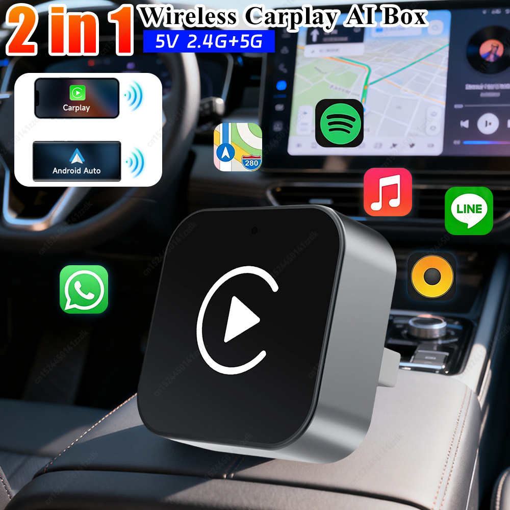 2-in-1 Wireless CarPlay & Andr - Smartwatch Universal recensie en prijs