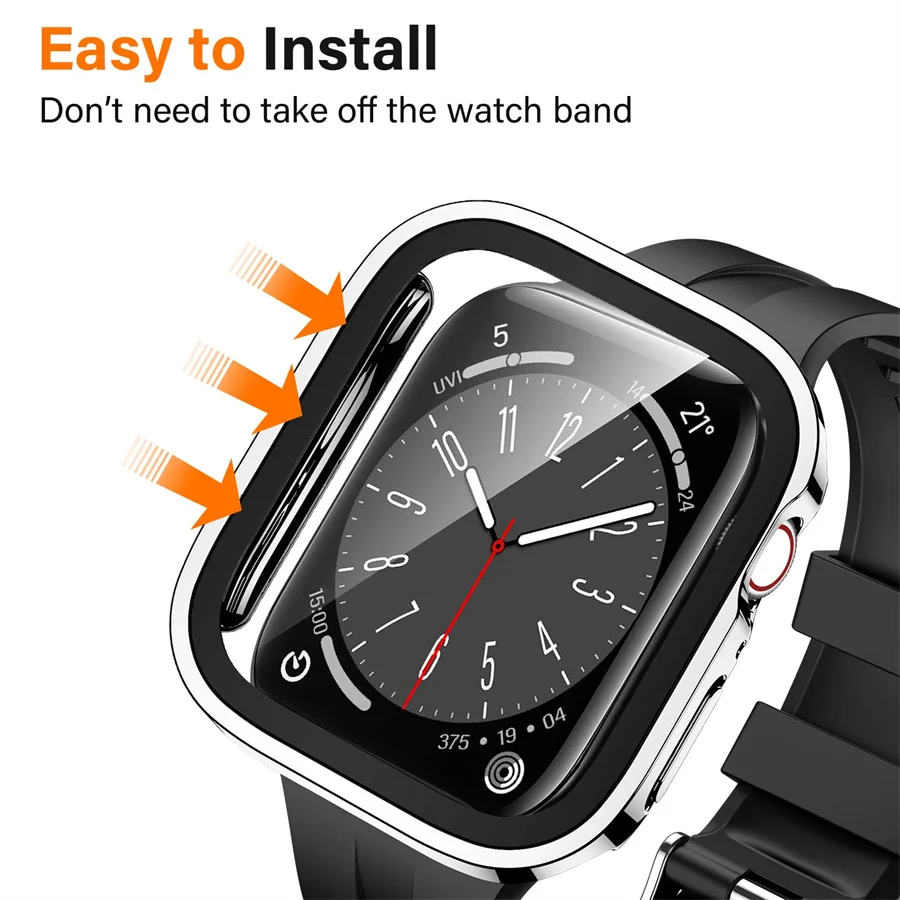 Glass+cover For Apple Watch ca - Smartwatch Watch Accessories For Women recensie en prijs