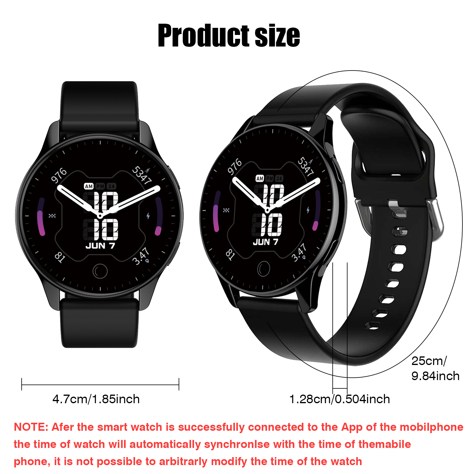 Smartwatch, Wireless Calling/D - Smartwatch Custom recensie en prijs