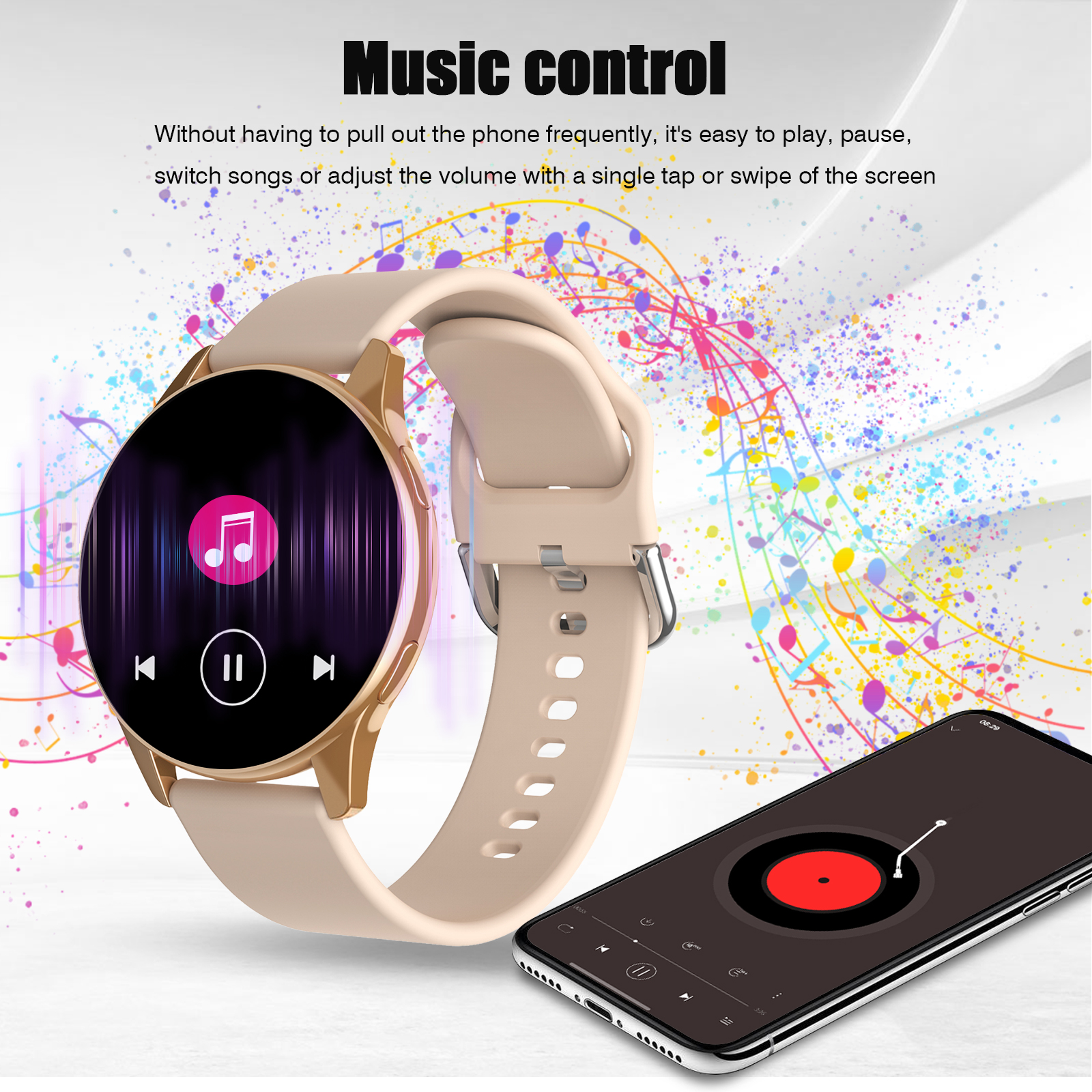 Smartwatch, Wireless Calling/D - Smartwatch Custom recensie en prijs