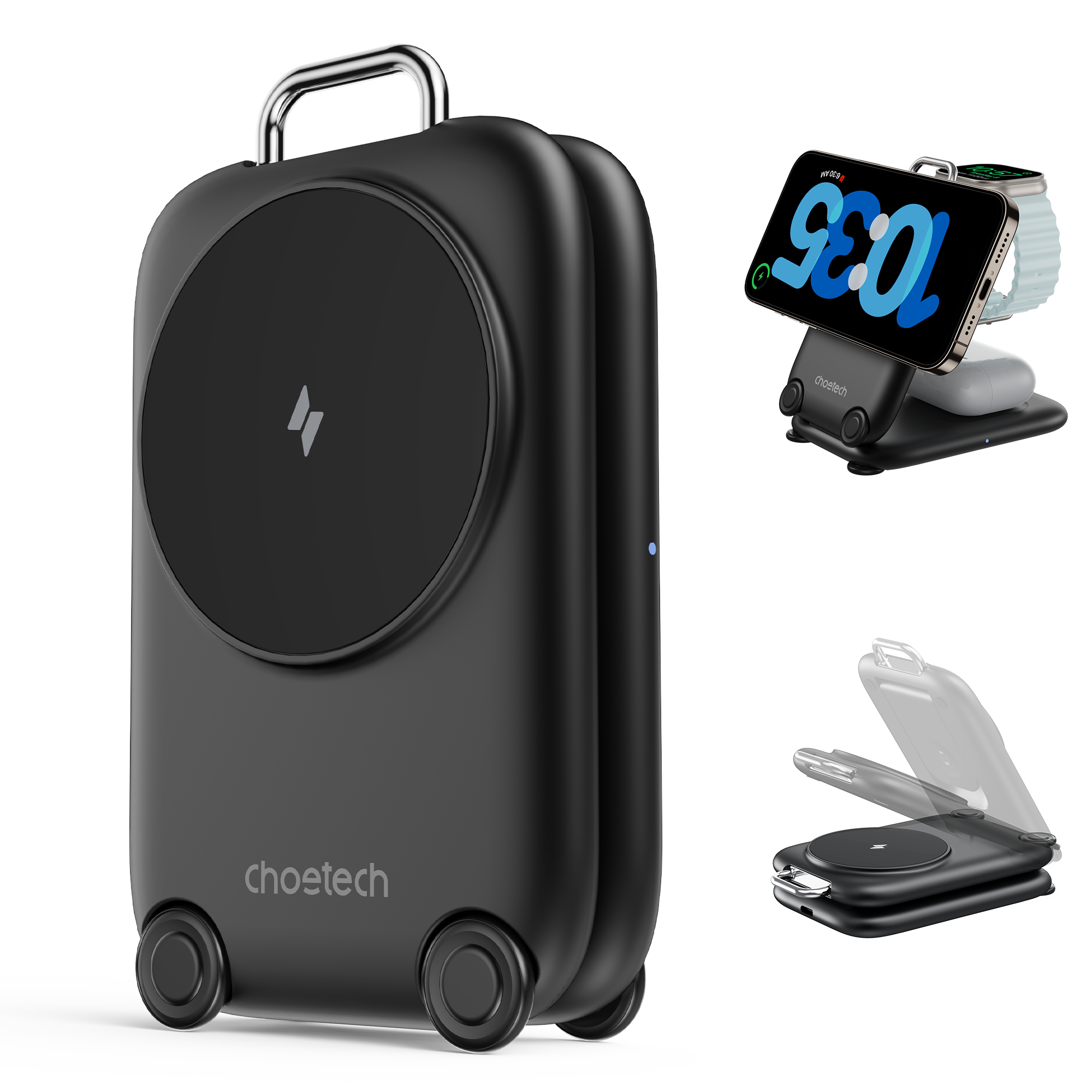 3-in-1  Travel Fast Charge Wir - Smartwatch Headset recensie en prijs