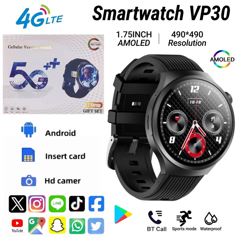 VP30 Smart Watch 4G/5G Android - Smartwatch Store recensie en prijs