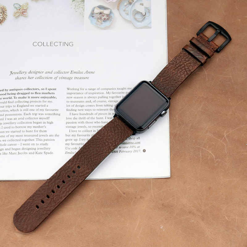 Italian Calfskinl Strap for Ap - Smartwatch Accessories Shop recensie en prijs
