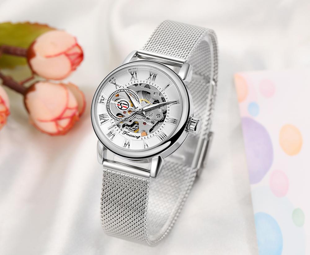 Reloj Mujer FORSINING Fashion  - Stainless Mesh Band recensie en prijs