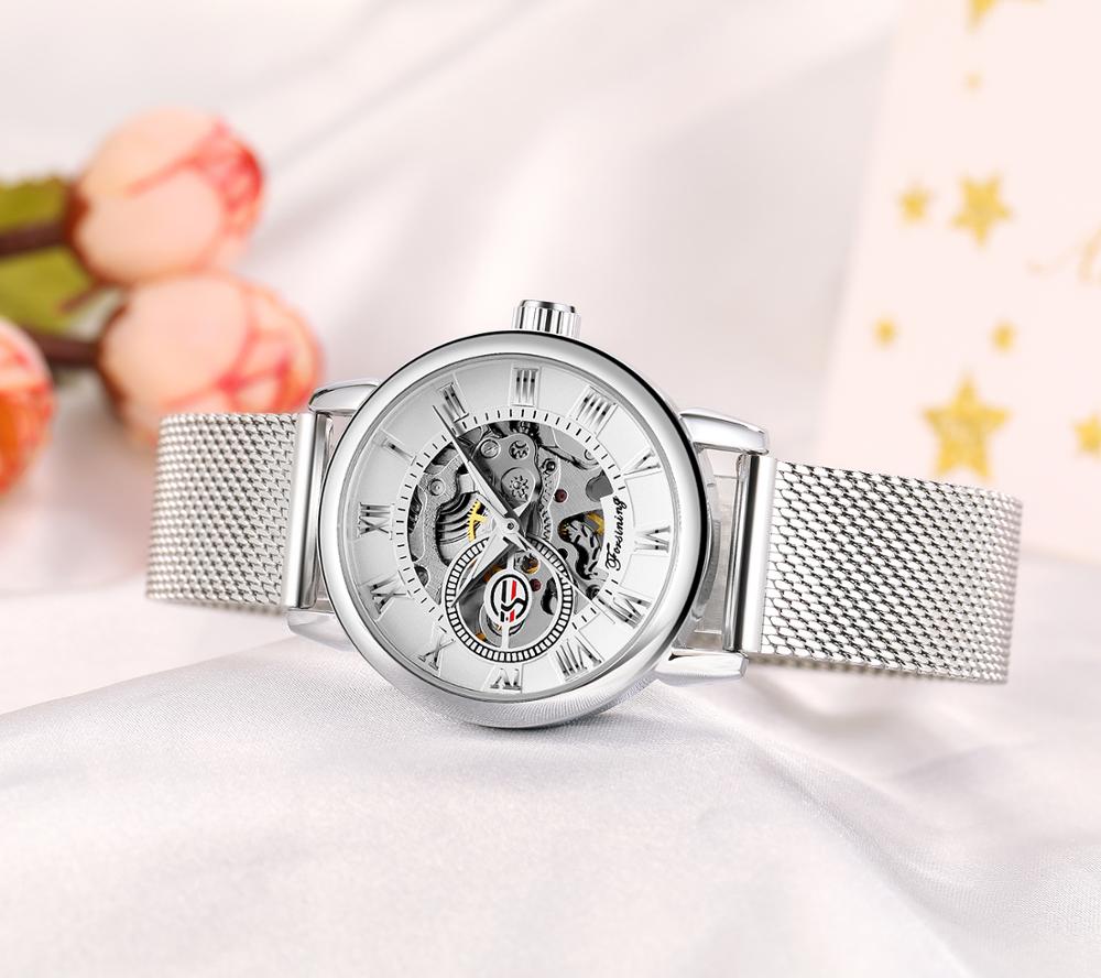 Reloj Mujer FORSINING Fashion  - Stainless Mesh Band recensie en prijs