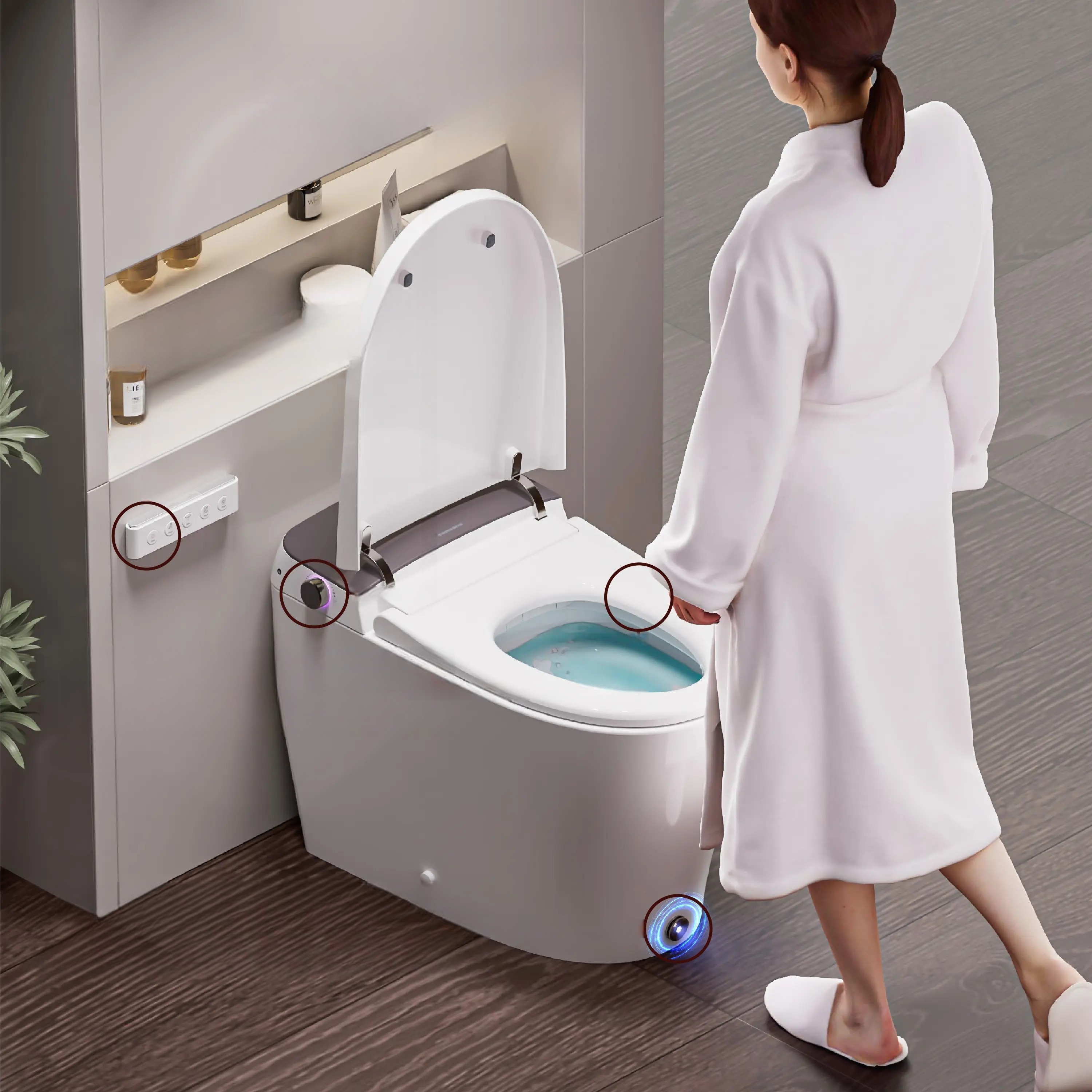 Automatic Wall Hung Smart Bide - Smart Accessories recensie en prijs