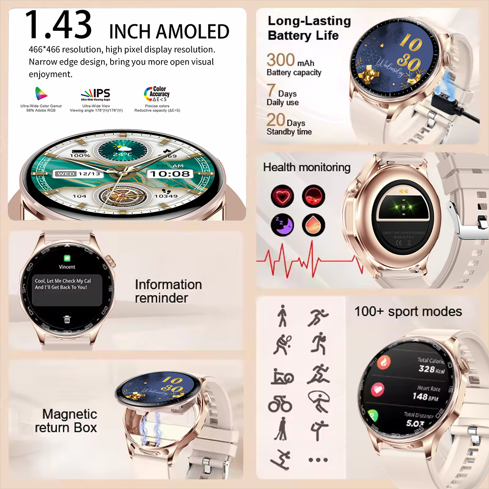 2026 new 2-In-1 TWS Headset Sm - Smartwatch Headset recensie en prijs