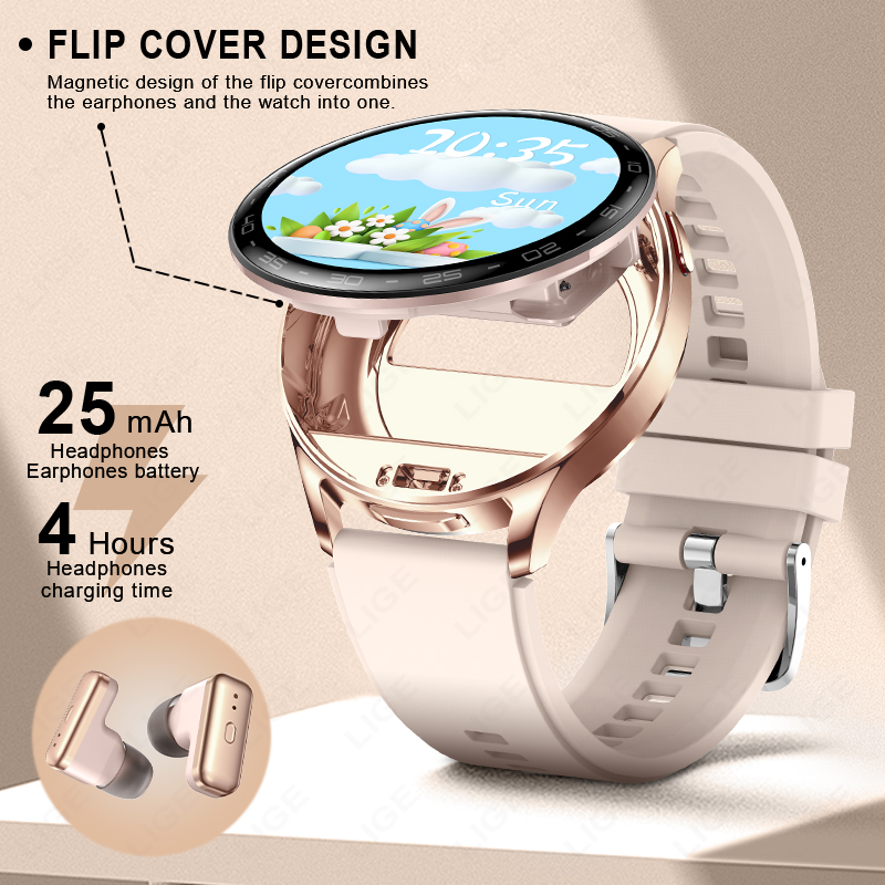 LIGE 2 In 1 TWS Headset Smart  - Smartwatch Headset recensie en prijs