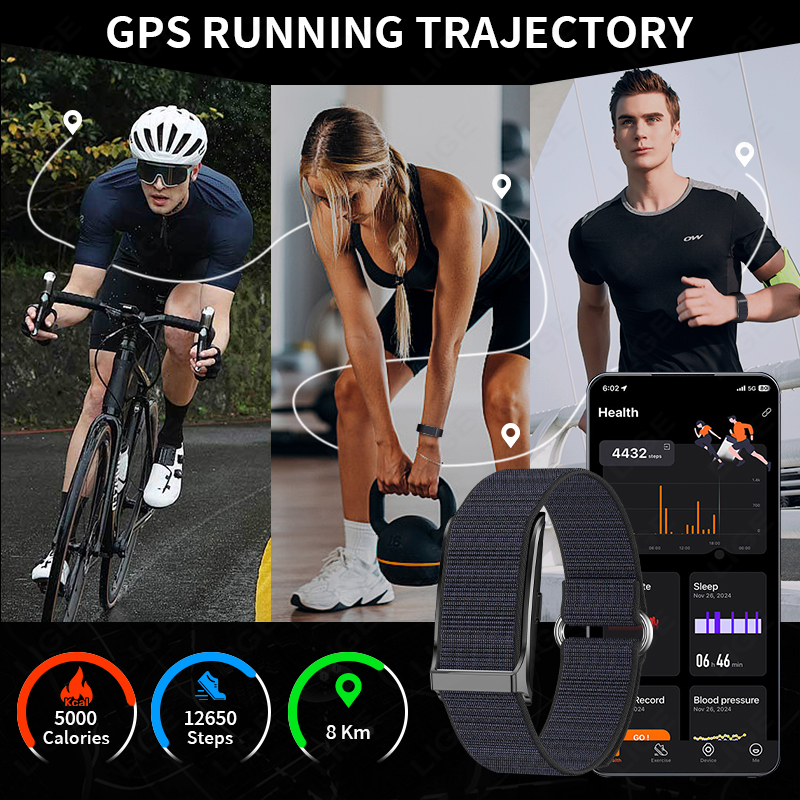 LIGE Smart Watch Heart Rate Bl - Android Smartwatch Accessories recensie en prijs