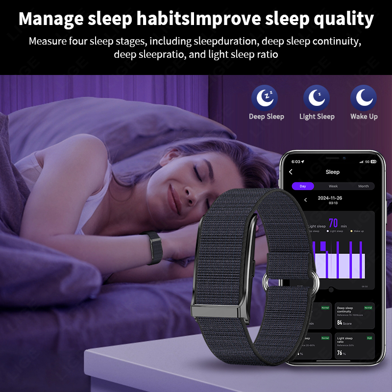 LIGE Smart Watch Heart Rate Bl - Android Smartwatch Accessories recensie en prijs