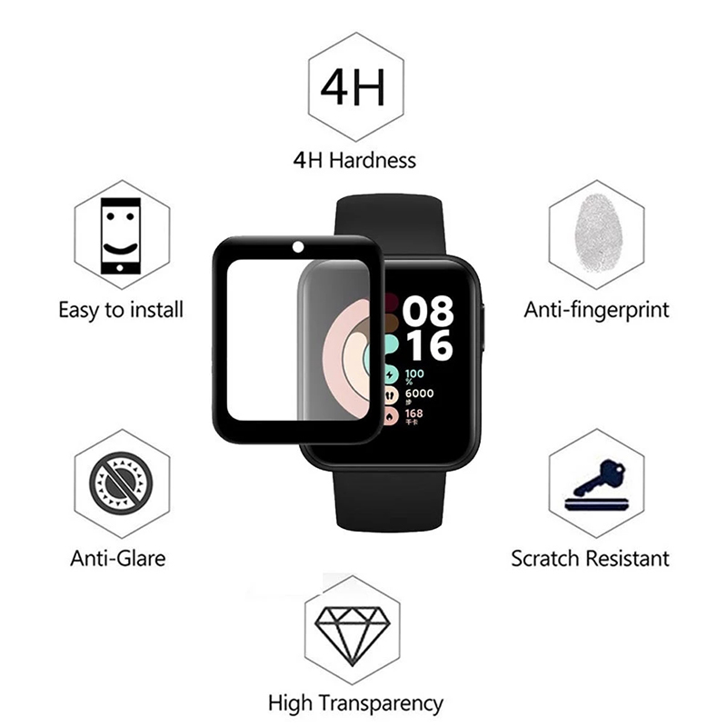2 Pcs Tempered Glass for Redmi - Xiaomi Smartwatch Accessories recensie en prijs