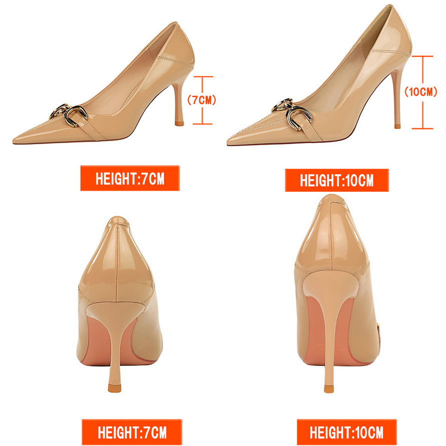 Luxury Women Pumps Metal belt  - Leather Classic Strap recensie en prijs