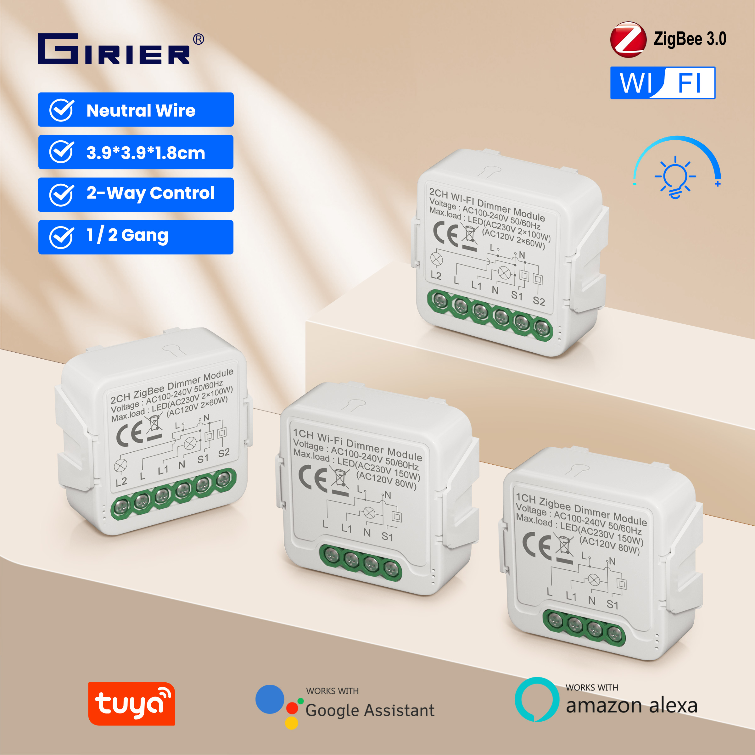 GIRIER Tuya Smart WiFi ZigBee  - Smart Accessories recensie en prijs