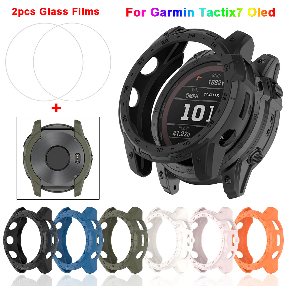 TPU Silicone Case + Tempered G - Android Smartwatch Accessories recensie en prijs