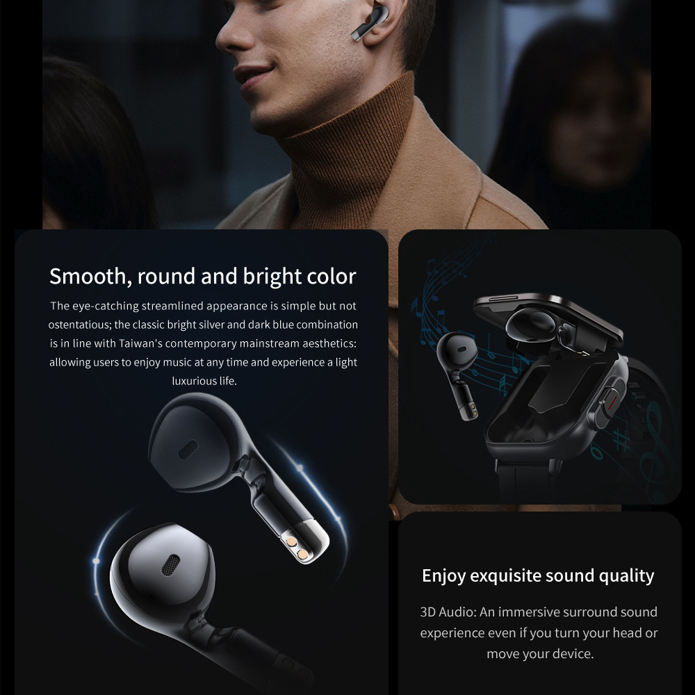 BT Call Blue Tooth Headphones  - Smartwatch Headset recensie en prijs