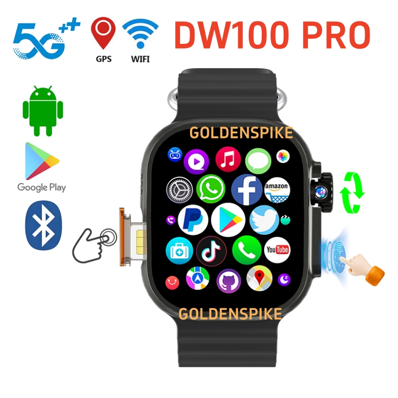 DW100 PRO SmartWatch 4G/5G And - Smartwatch Store recensie en prijs