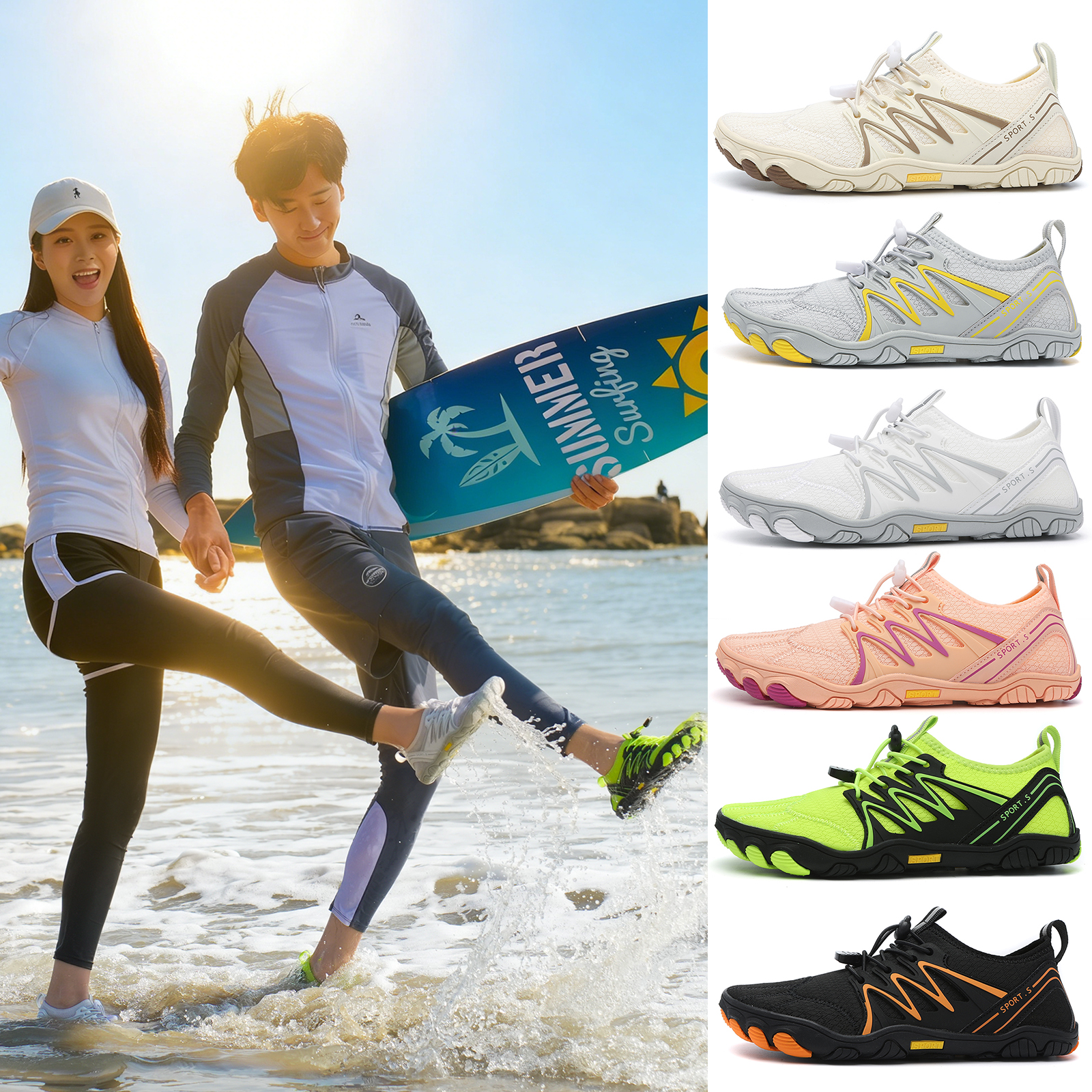 Unisex Water Shoes Men Women Q - Rugged Sport Strap recensie en prijs