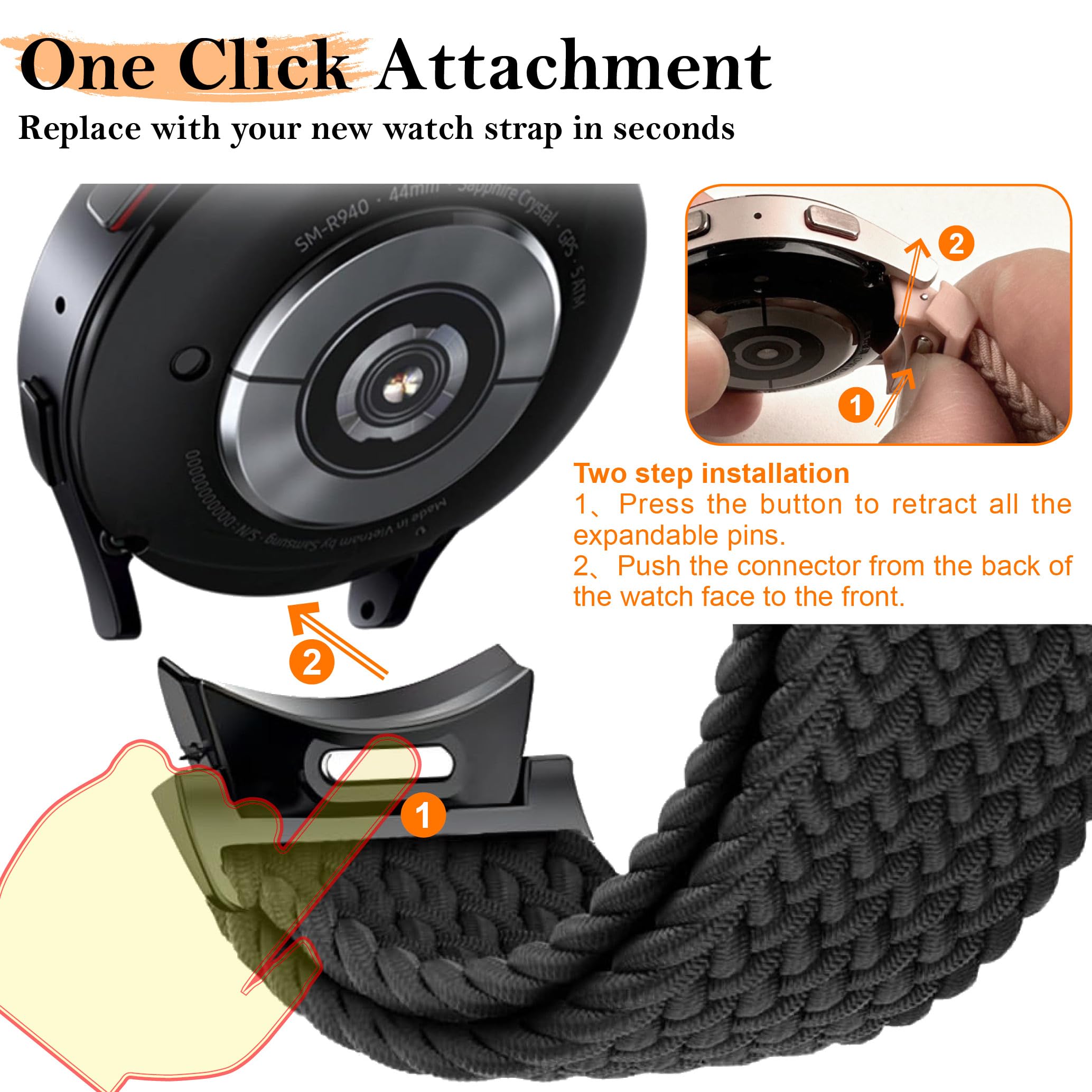 No Gaps Braided Band For Samsu - Solo Loop Strap recensie en prijs