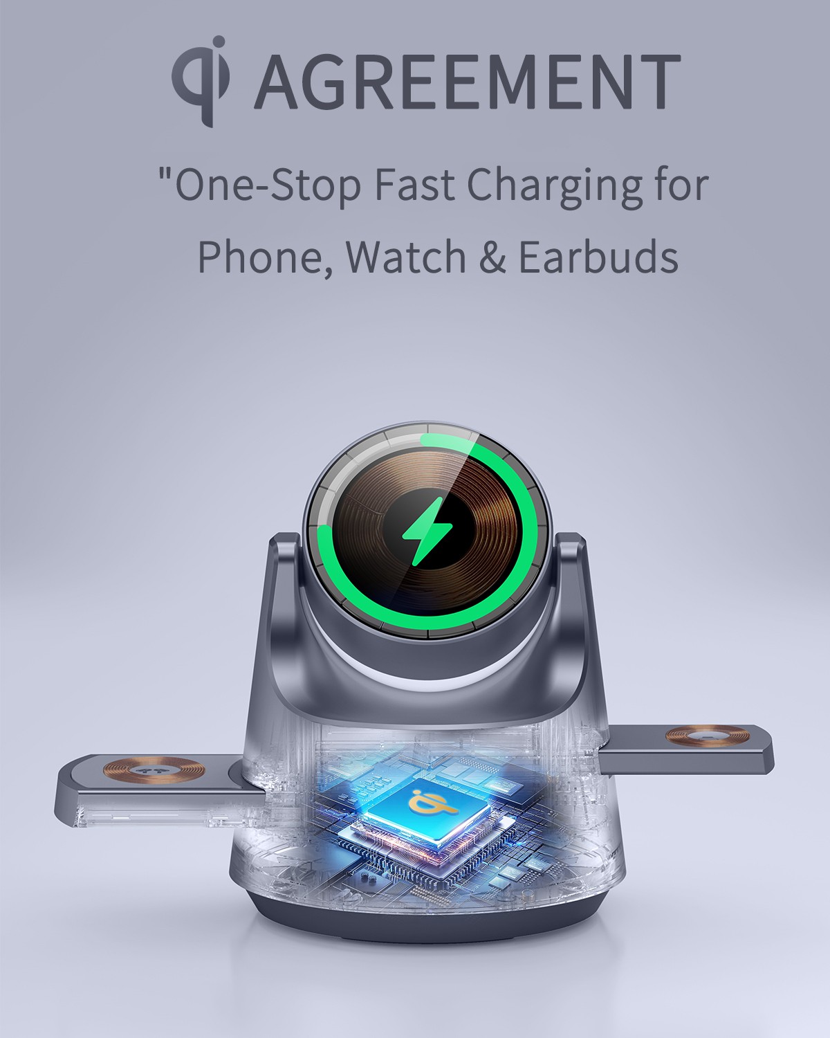 New 4 in 1 15W Wireless Charge - Smartwatch Headset recensie en prijs