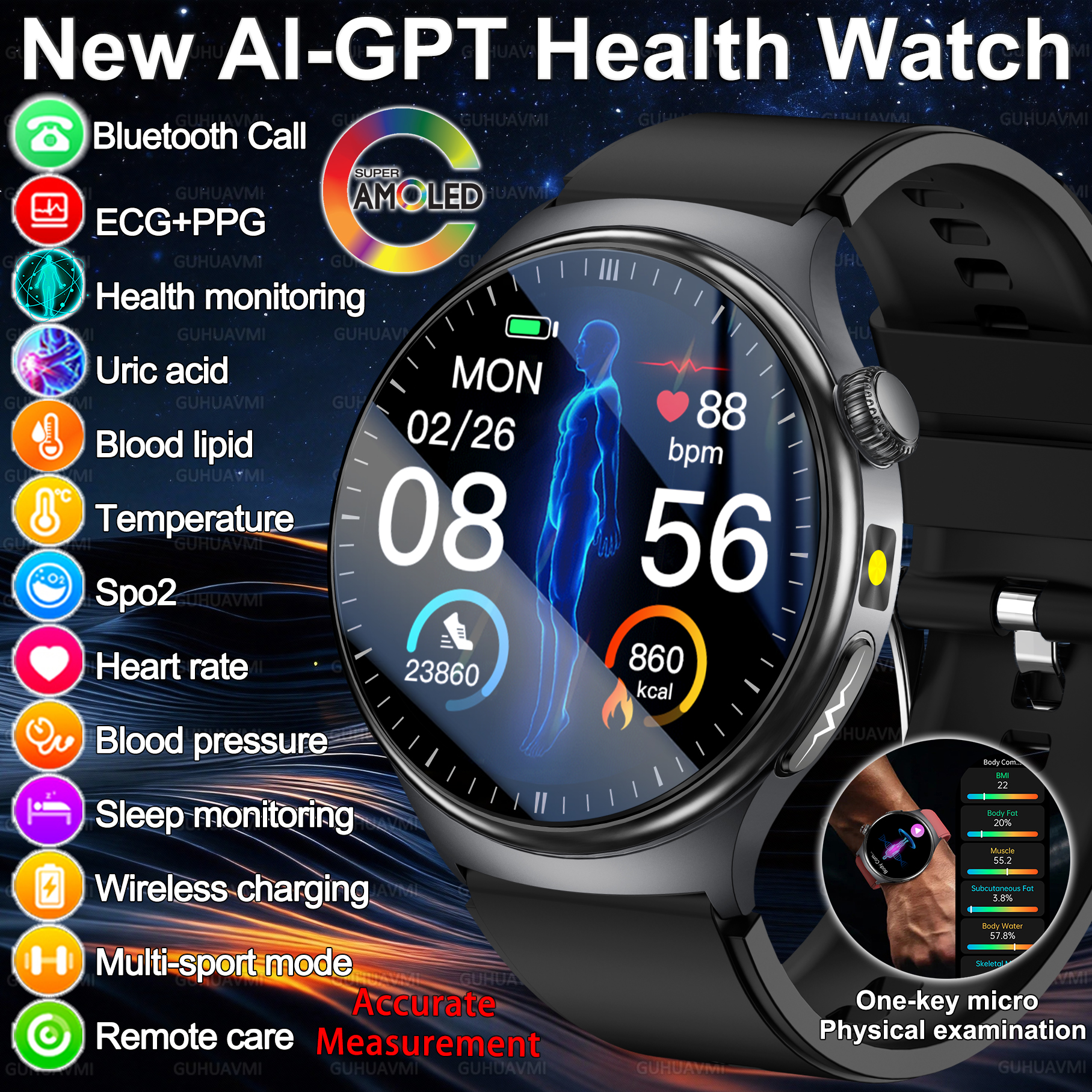 2026 New Accurate Diagnosis Sm - Android Smartwatch Accessories recensie en prijs