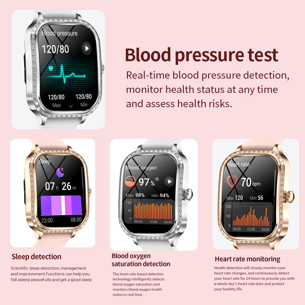 2026 New Fashion Women Diamond - Smartwatch Face recensie en prijs