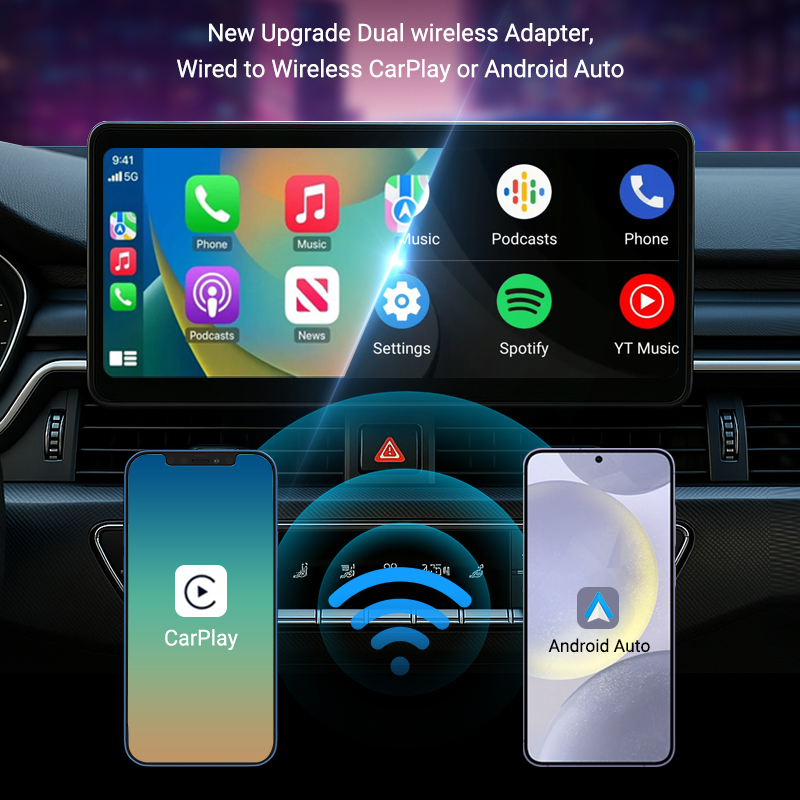 2in1 Wireless CarPlay Android  - Smartwatch Universal recensie en prijs