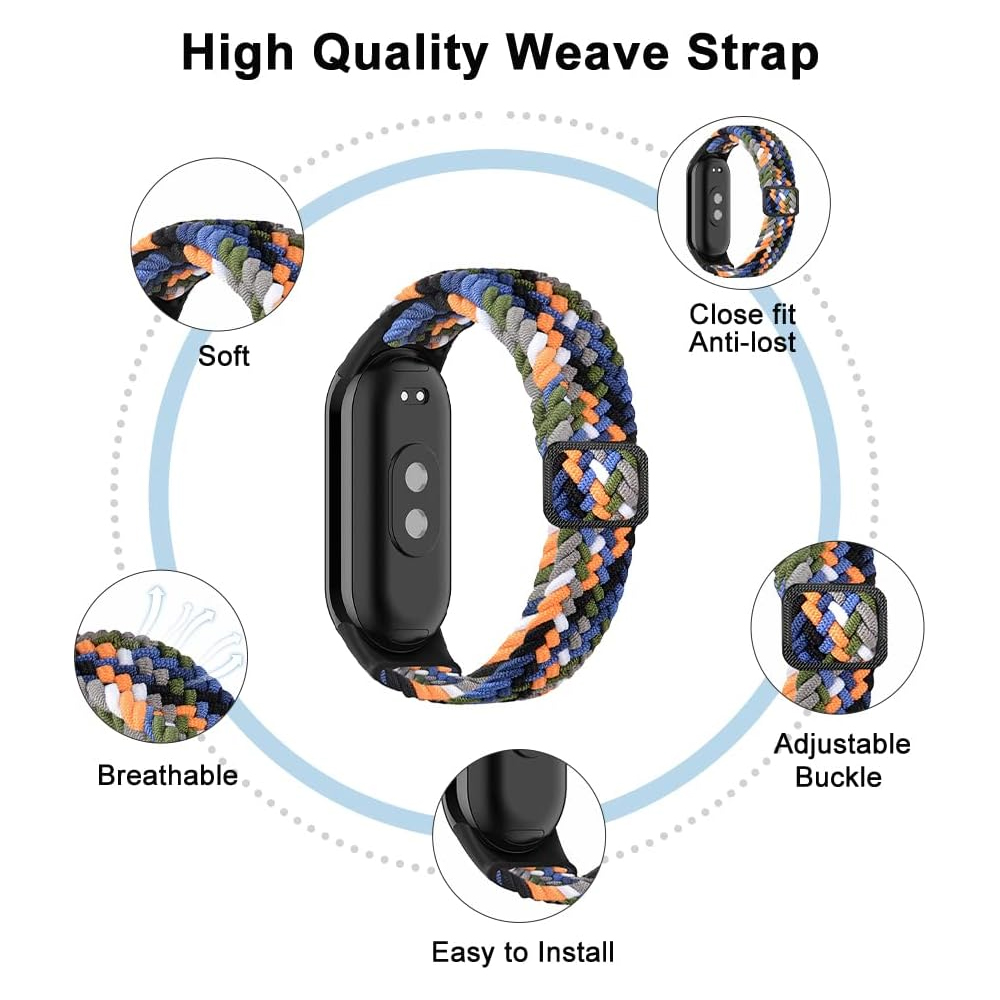 Strap for Xiaomi Mi Band 10 8  - Solo Loop Strap recensie en prijs