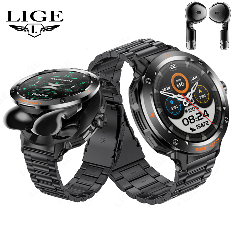 New Men's 2 In 1 Headset Smart - Smartwatch Headset recensie en prijs