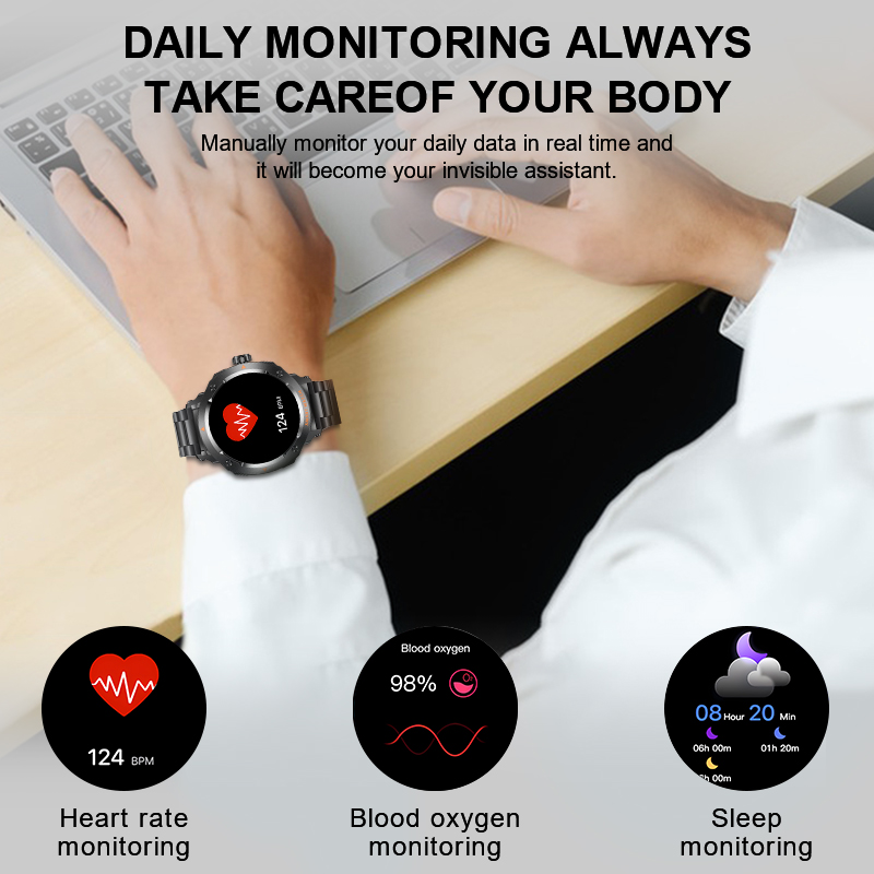 New Men's 2 In 1 Headset Smart - Smartwatch Headset recensie en prijs