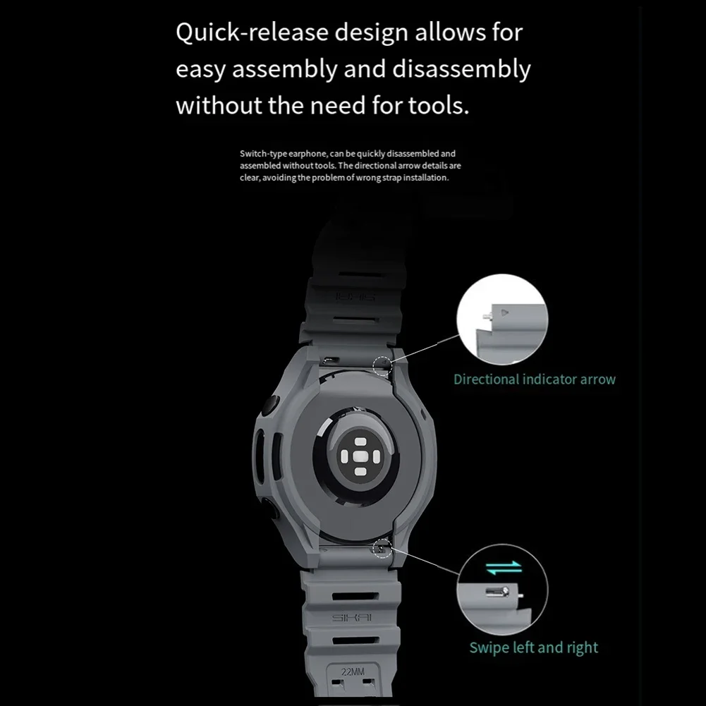 Silicone Straps For Samsung Fo - Android Smartwatch Accessories recensie en prijs