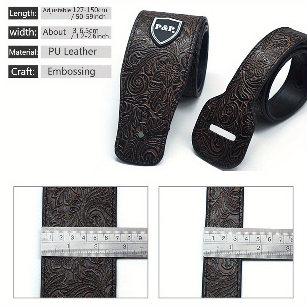 Faux PU Leather Guitar Strap 6 - Leather Classic Strap recensie en prijs