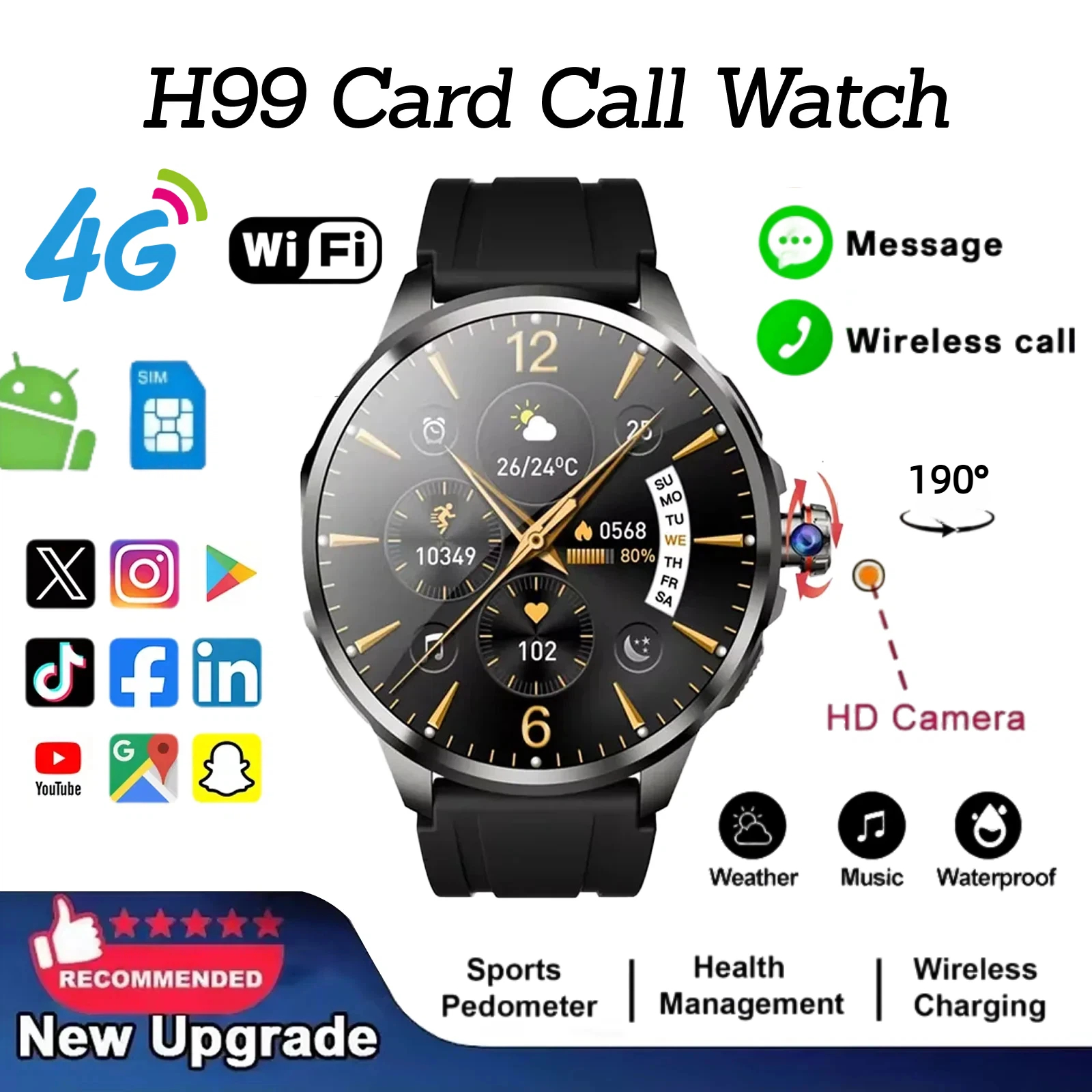 H99 Smart Watch Android Watche - Smartwatch Store recensie en prijs
