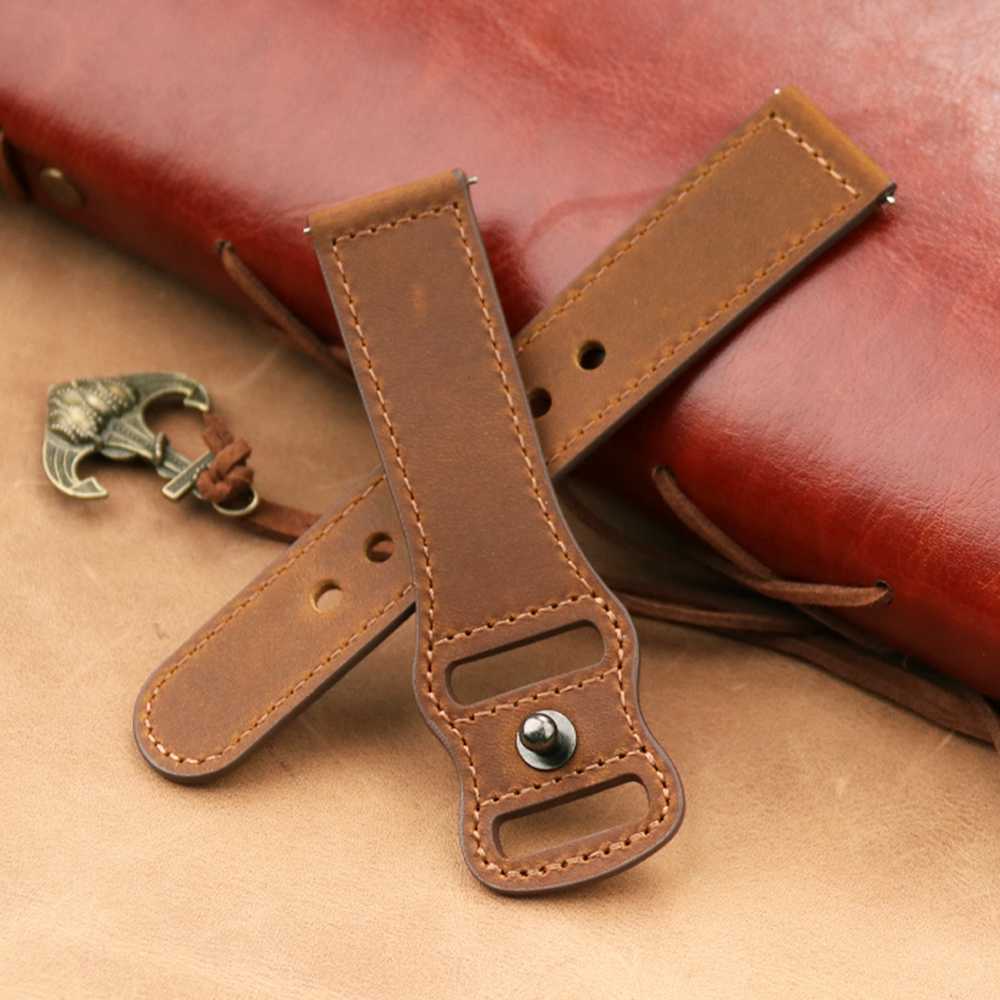 22mm Band Genuine Leather Watc - Smartwatch Accessories Shop recensie en prijs