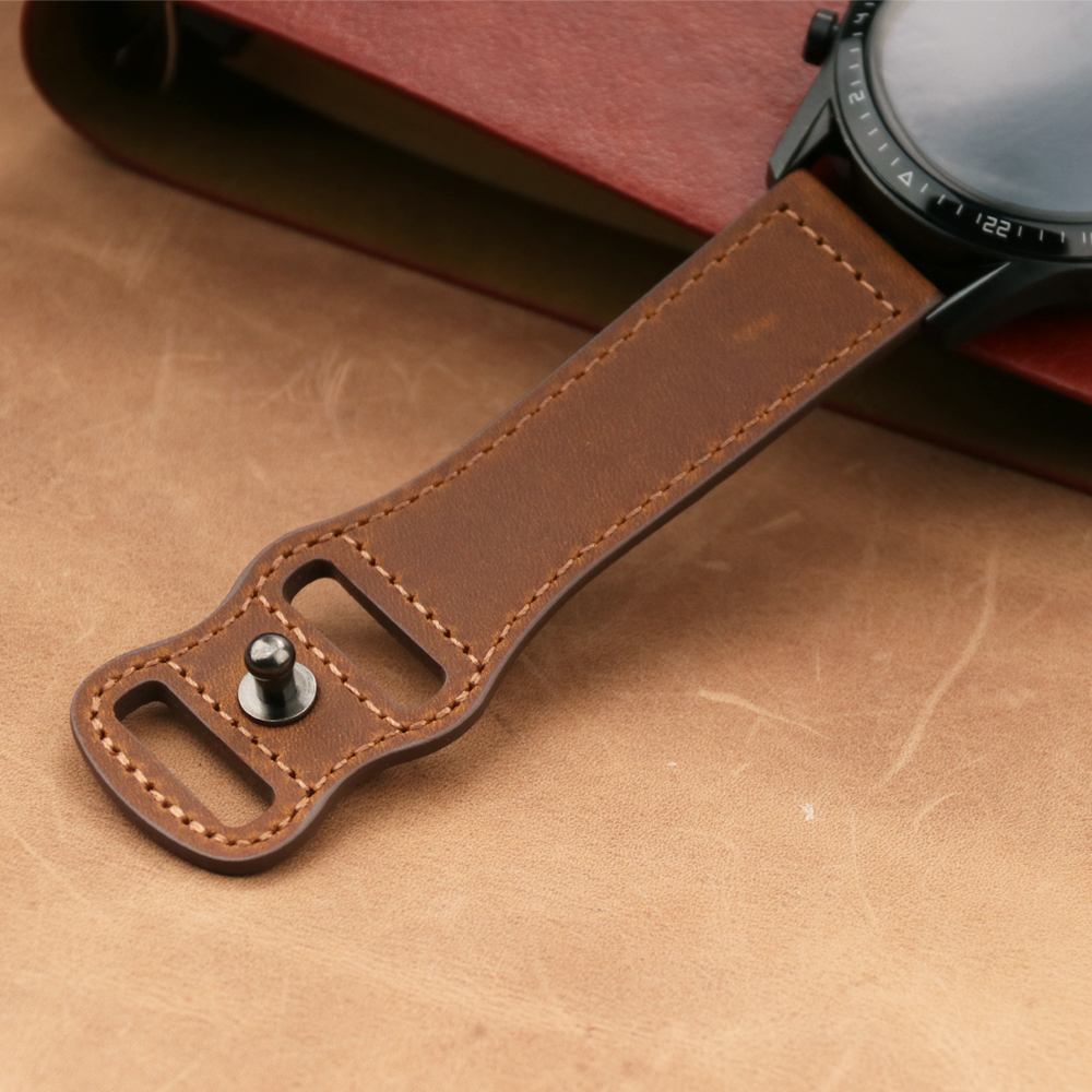 22mm Band Genuine Leather Watc - Smartwatch Accessories Shop recensie en prijs